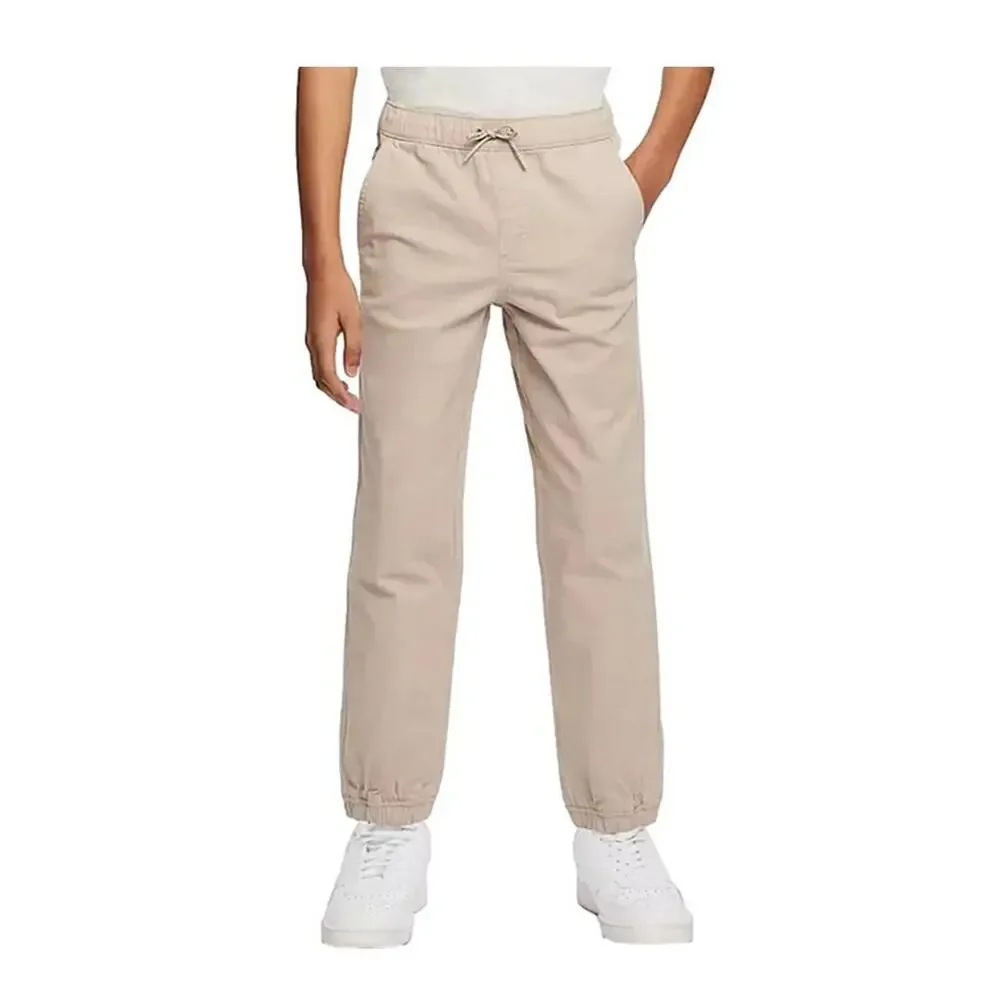 GAP Kids Boys Stretch Twill Jogger Pants Bottom, Khaki, Medium‎ (8)